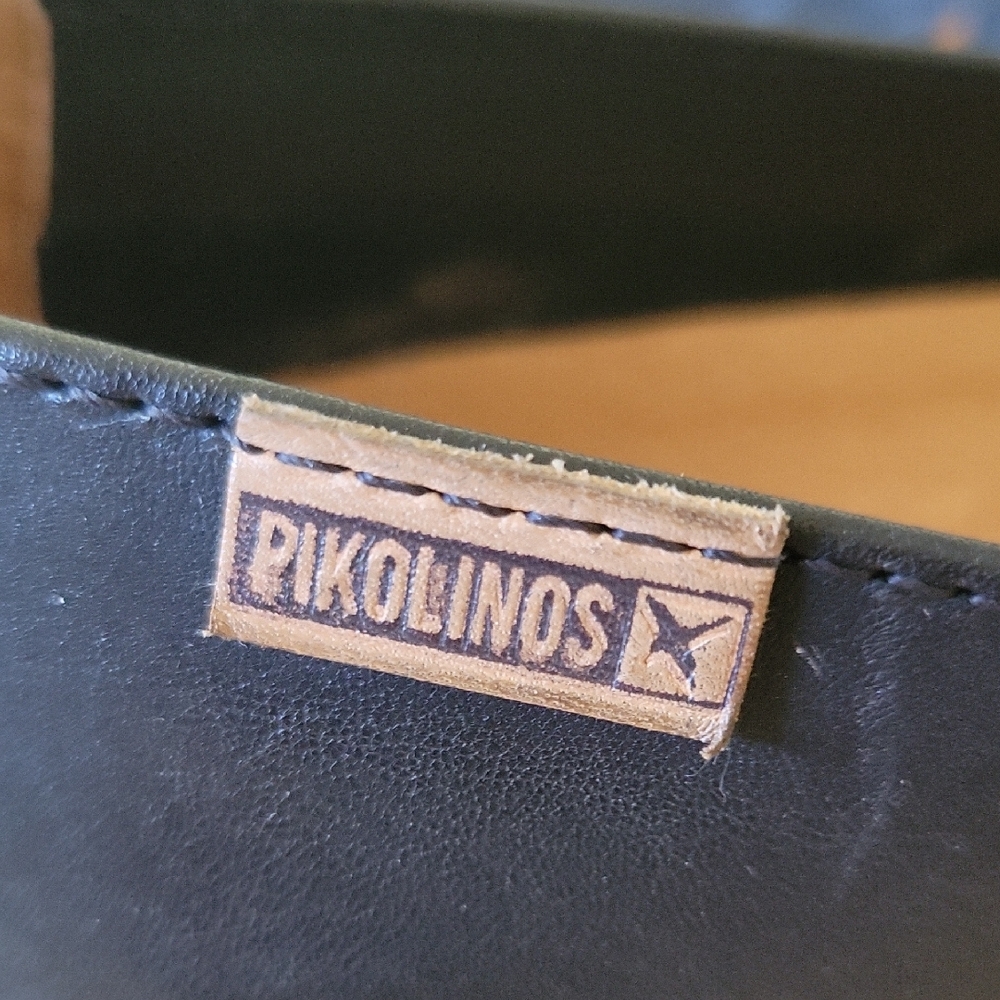PIKOLINOS Black Leather Flats - Picture 4 of 12